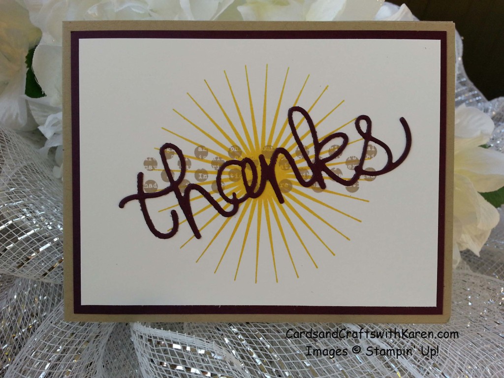 thank you card