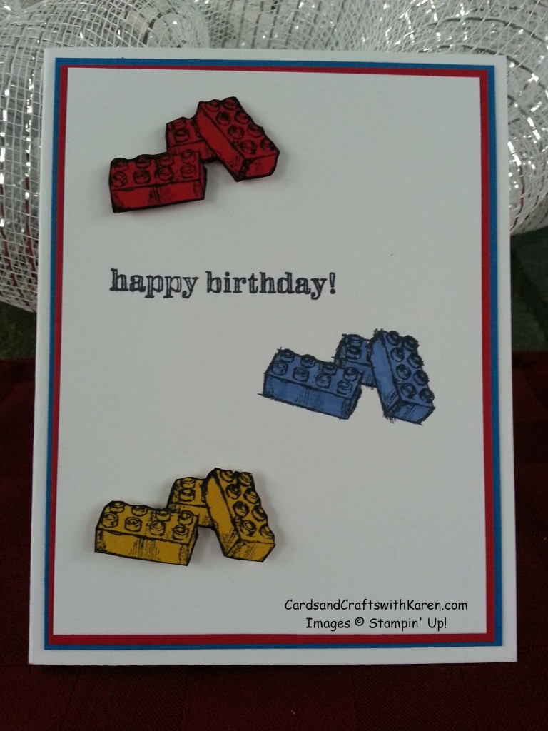 Lego card