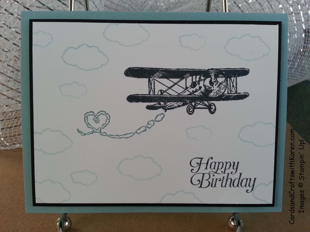 Simple Saturday Plane Card