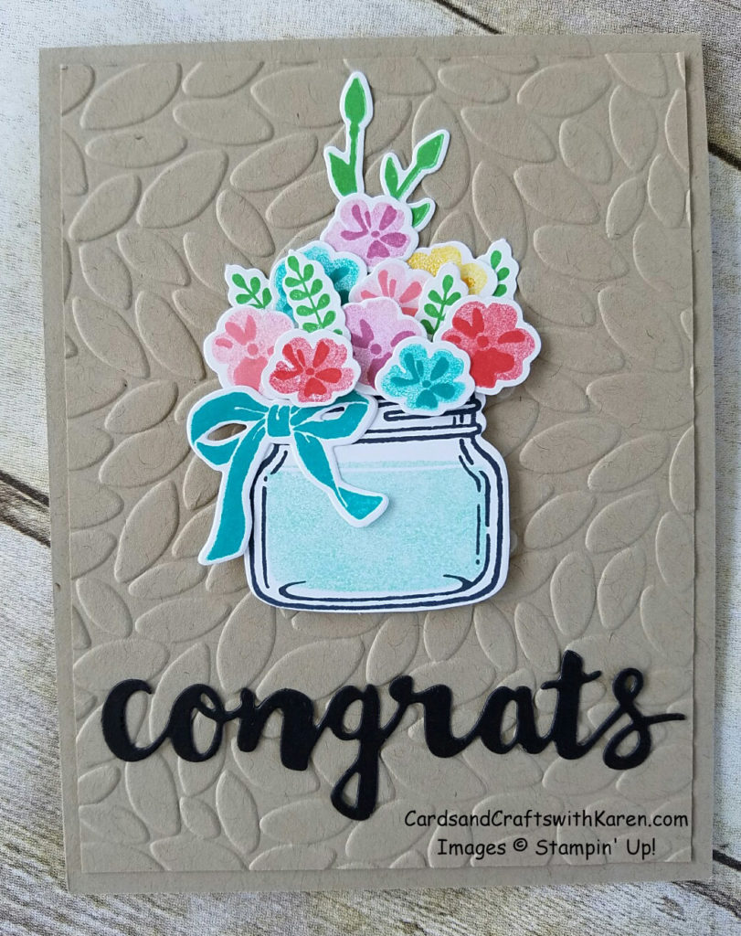 Jar of Love Congrats Card