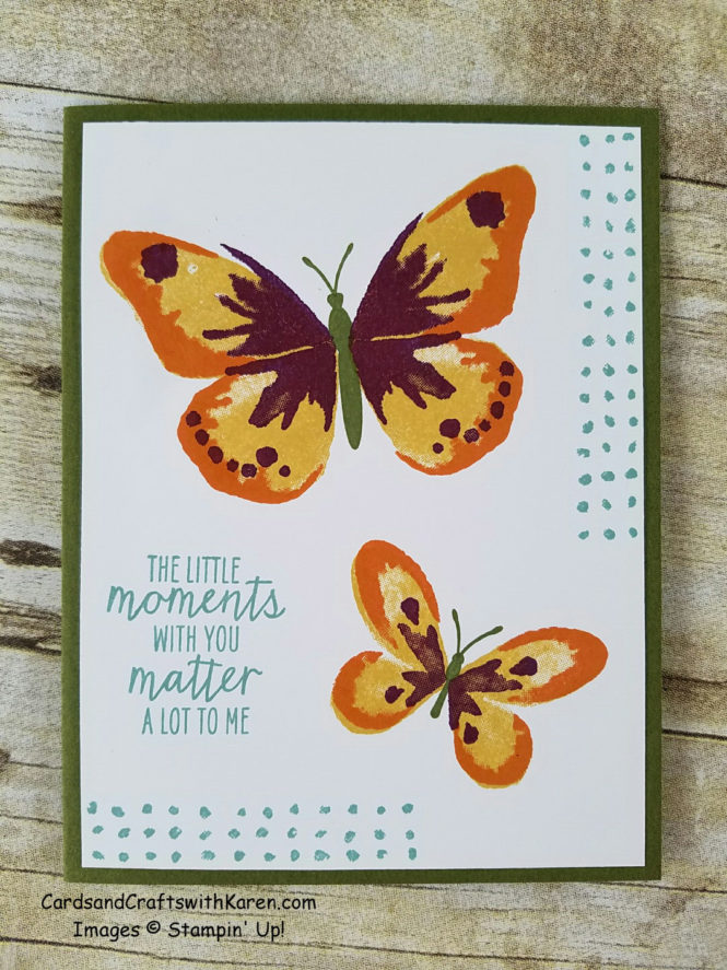 Butterflies Simple Saturday | Cards and Crafts with Karen