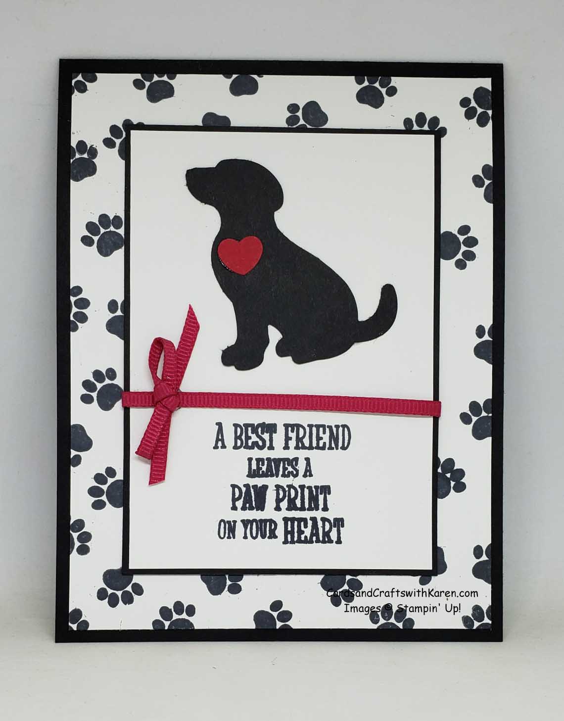 Dog loss card | Cards and Crafts with Karen