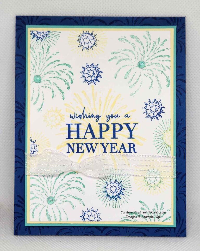 Happy New Year 2025! Cards and Crafts with Karen